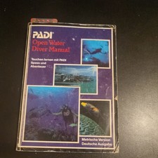 Padi Open Water Diver Manual 1990 Scuba mit tauchtabelle