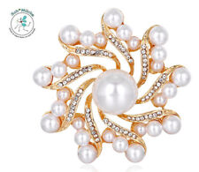 Brosche Weihnachten Kranz Schneeflocke Blume Advent Glücksbringer Geschenkidee