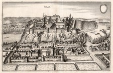 Melk Original Kupferstich Merian 1649