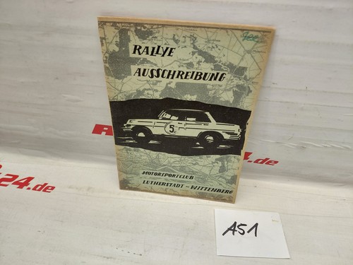 Ddr ausschreibung heft rallye - ausschreibung,