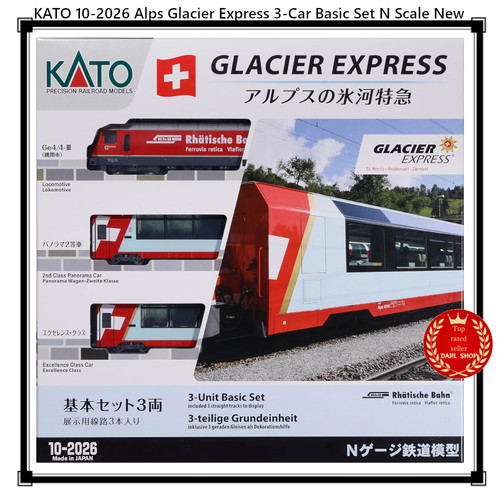 Kato 2026 alps glacier - 10-2026,