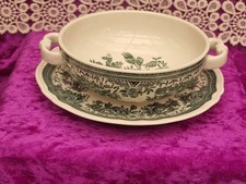Suppentasse mit Untertasse V & B Villeroy & Boch Fasan grün