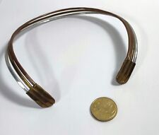 Energie Hals Schmuck Torques Drei Metall Messing Kupfer + Energetisch ? Älter