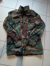 US ARMY M65 FIELD JACKET MILITARY WOODLAND CAMO FELDJACKE PARKA  SMALL-REGULAR