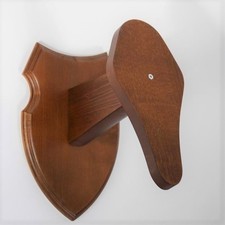 Trophäenschild für Mufflon Muffel Widder Trophäe Trophäenbrett Geweihbrett Brett