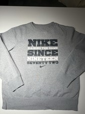 Herren Sweatshirt.Nike. Gr. L. Neu. Grau.