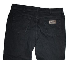 Wrangler Herren Texas  Jeans ca. W42 L30 Regular Straight Grau Stretch Denim