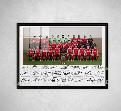 Liverpool signierter druck - liverpool,