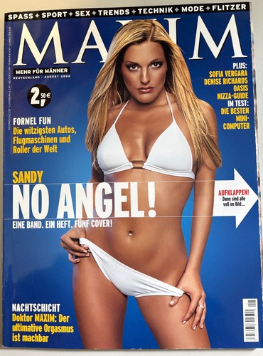 Maxim august 2002 sandy - 2002,