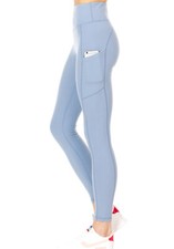 Damen Triple Pocket Sport Leggings Workout Gym Homewear 3229,