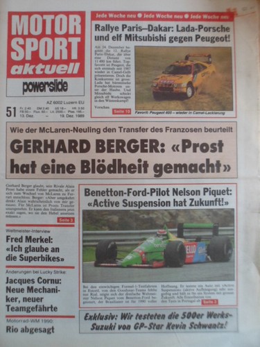 Motor sport aktuell 1989 - motor,