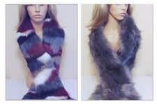 Luxus Kunstfell Schal (E007)