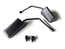 2x F1 Spiegel Carbon für Peugeot Speedfight 1 2 3 4 Jetforce Ludix Kisbee