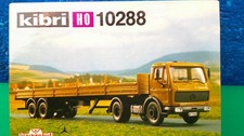 D18 Kibri 1:87 H0 Bausatz 10288 MB Wackenhut Pritschen-Sattelzug OVP TOP