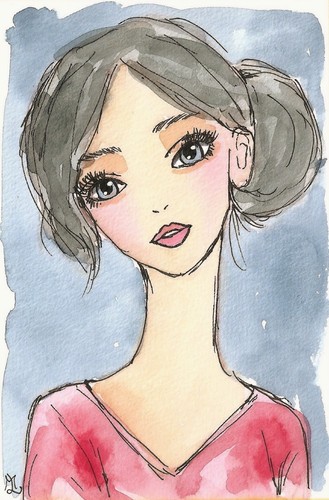 Portrait mädchen frau - mädchen,