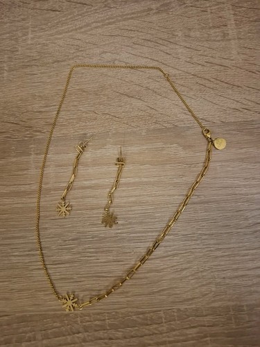 Goldenes set kette - set, (kette