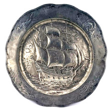 Jugendstil Zinn Wand Teller