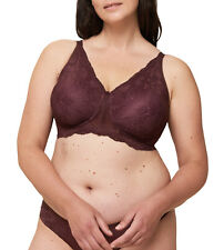 Triumph B-Ware Amourette Charm N03 BH ohne Bügel Gr. 85C weinrot 85 C Spitze