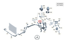 Regelventil, Umschaltventil W177 W206 C118 Original Mercedes-Benz A0005061500