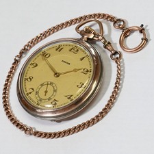Art deco Favor Taschenuhr •