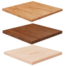 Tischplatte Quadratisch Massivholzplatte Eichenplatte Beistelltisch Holzplatte