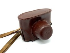 Ihagee Exa I Bereitschaftstasche braun Leder Case Tasche Fototasche Kameratasche