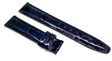 IWC Original Uhrenarmband Kroko d´blau 16mm für Portofino Damenuhr Uhren / 103
