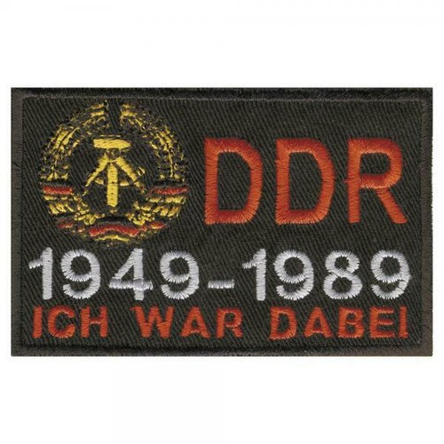 Aufnäher ddr ich war - -,