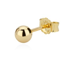 Single 6mm kugel - kugel, ohrstecker