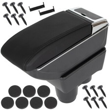 ARMLEHNE SCHWARZES KUNSTLEDER EINBAUSATZ FÜR DACIA DUSTER II 17-