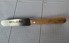 Bohle Kittmesser Holz Stahllinge 90 mm, Ende abgerundet, Holzgriff rund