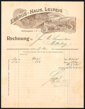 Rechnung Leipzig 1900