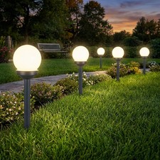 5x Solarkugel Gartenkugel