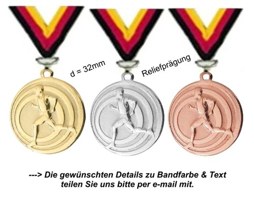 100 medaillen laufen - 100,