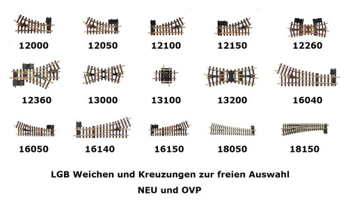 Lgb weichen und kreuzungen - weichen,