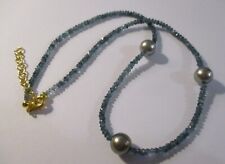 Kette, Turmalin blau