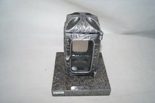 Grablaterne, Grableuchte aus Aluminium mit gebrauchtem Sockel L 146