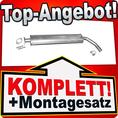 Mittelschalldämpfer für opel - mittelschalldämpfer,