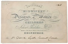 1828 - MIDWIFERY, in