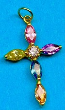 Gold 750  Anhänger Kreuz aus Spanien 