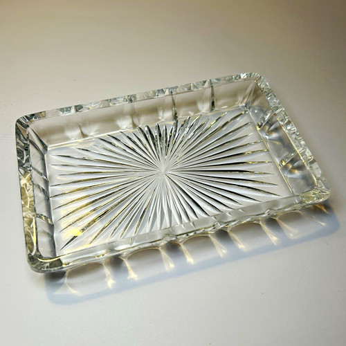 Glas servierplatte rechteckig - glas,