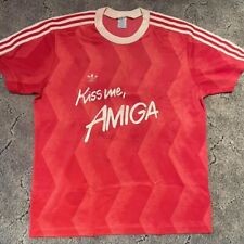 FC Bayern München Sammler Sonder Trikot Commodore Kiss me Amiga 1988 Gr L   TR26