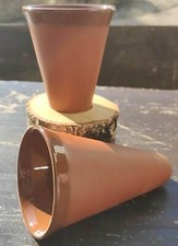 Sturzbecher holzfuß tonbecher - sturzbecher,