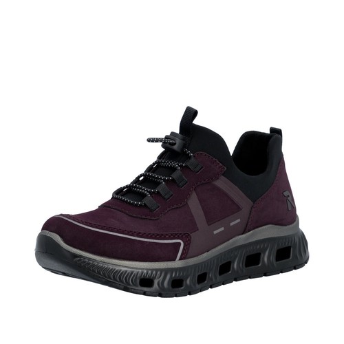 Rieker damen sneaker - damen, weinrot