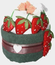 Handtuchtorte - Geschenkkorb -