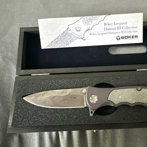Böker leopard damast iii - damast,
