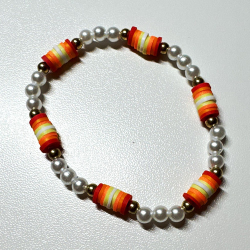 Kunststoff perlenarmband rund - kunststoff-perlenarmband,