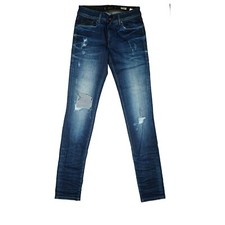 Salsa Damen Jeans Hose Skinny Slim Leg stretch low 34 XS W27 L32 used Look blau