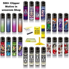 Clipper® Clipper Feuerzeug Set - 4 Stück - Ideal für Sammler