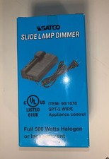 Slide lamp dimmer - dimmer, rated